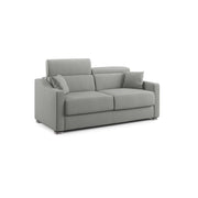 Amber Divano letto matrimoniale in tessuto smacchiabile T05 191 cm (mat. 140x197) grigio