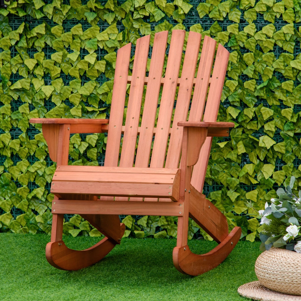 Poltrona a dondolo da giardino ¨C zephmum ¨C 77x94x97 cm