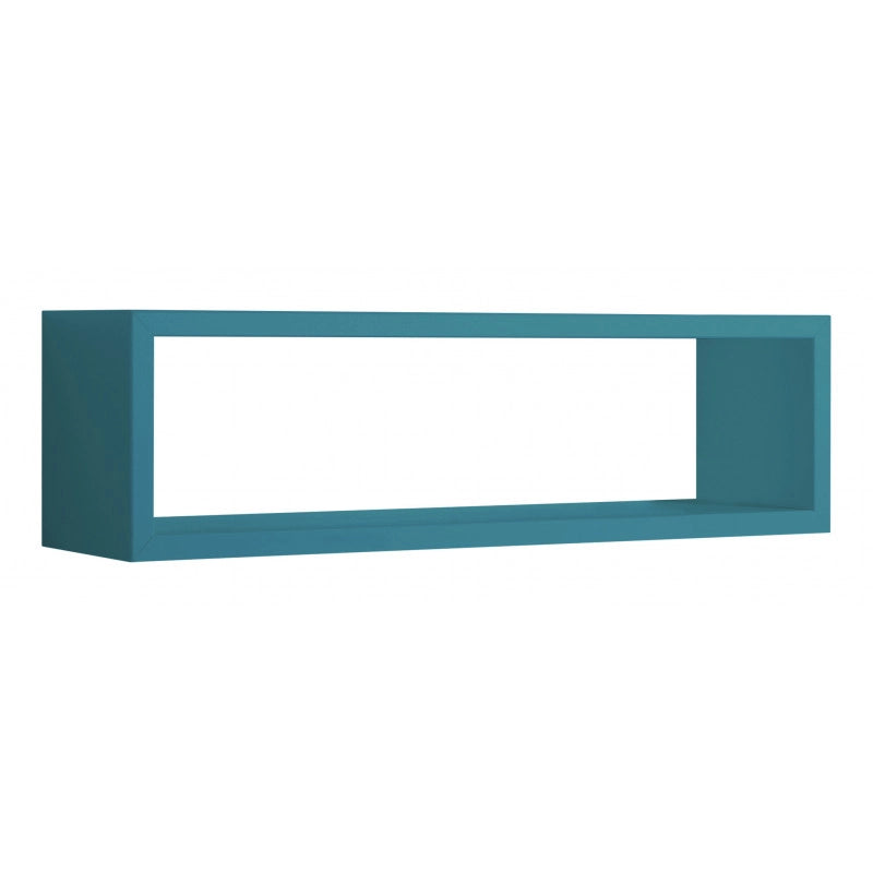 Mensola da Muro, Pensile Bagno, Mensola da Parete, Scaffale da Parete, Blu Atollo, 60x17 p15,5 cm - Regolo