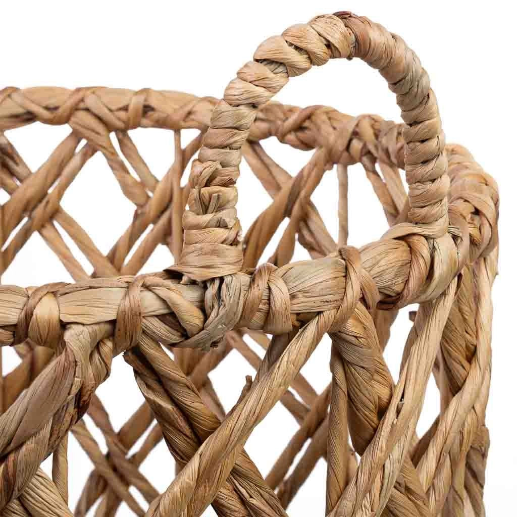 Cesto in fibra naturale marrone D40x33/23