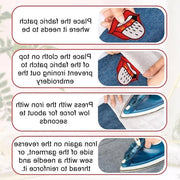 Set di 14 strappi per carnaval, applicazioni per la riparazione di abbigliamento, jeans e cappelli, ideali per il carnaval a Colonia