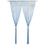 TendaMacramÃ¨ Blu 140x240 cm in Cotonecod mxl 95490