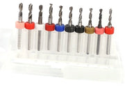 Precisie borer per materiali duri 2.1-3mm - Adatto per modellismo - 10 pezzi
