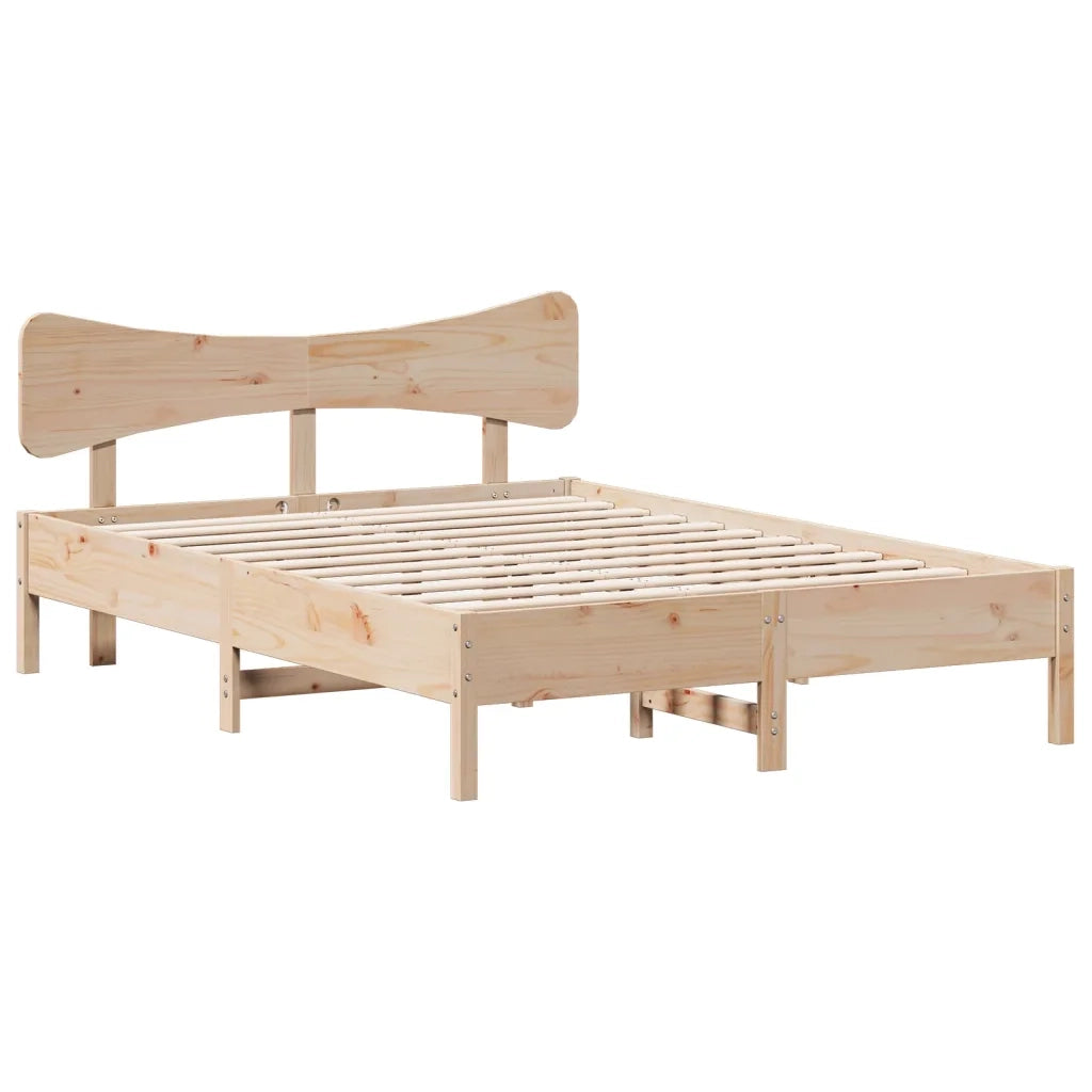 vidaXL Giroletto senza Materasso 120x200 cm in Legno Massello di Pino