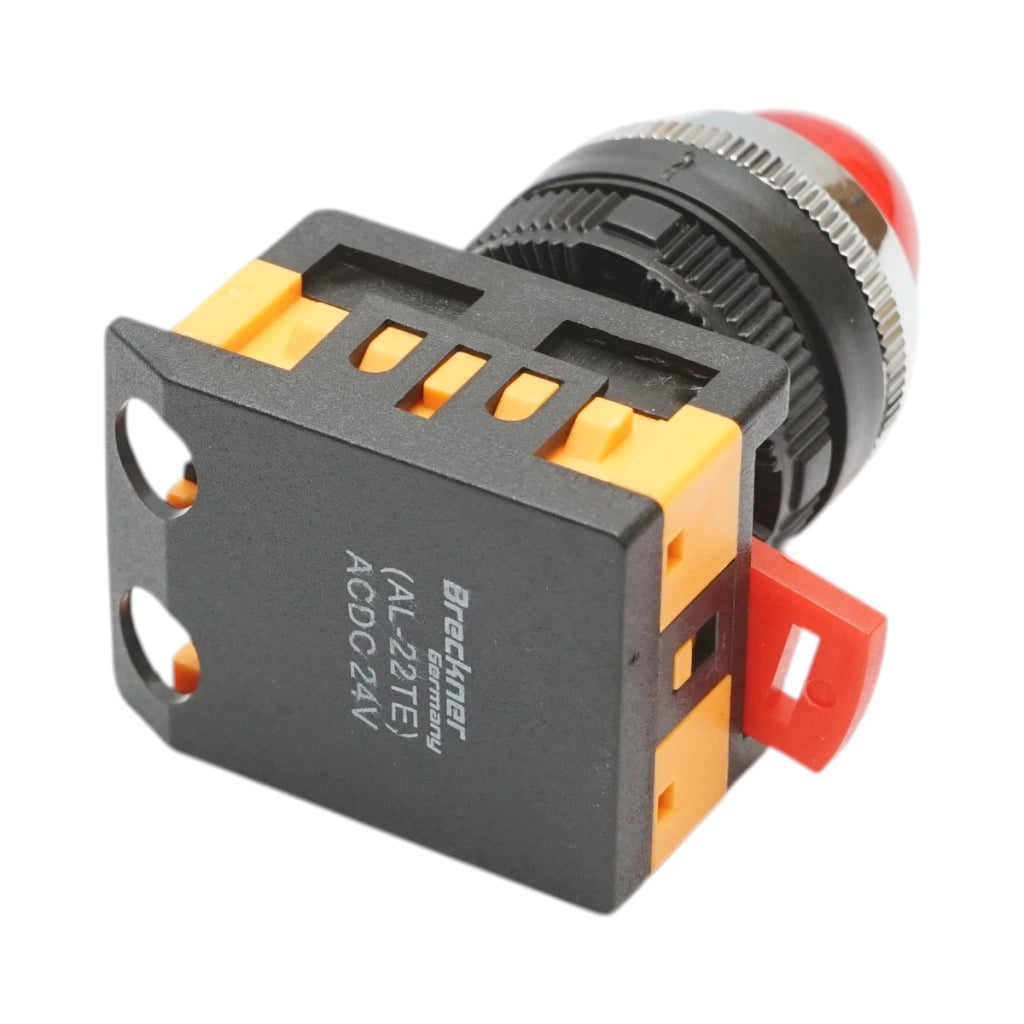 Lampada di segnalazione a LED rossa 24 V CA/CC 22 mm Breckner Germany