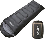 Sacco da campeggio leggero 4 stagioni - Impermeabile e portatile per campeggio e trekking