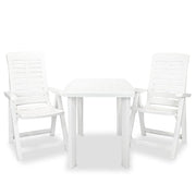 Set di mobili da bistrot in plastica bianca da 3 pezzi 02_0014543