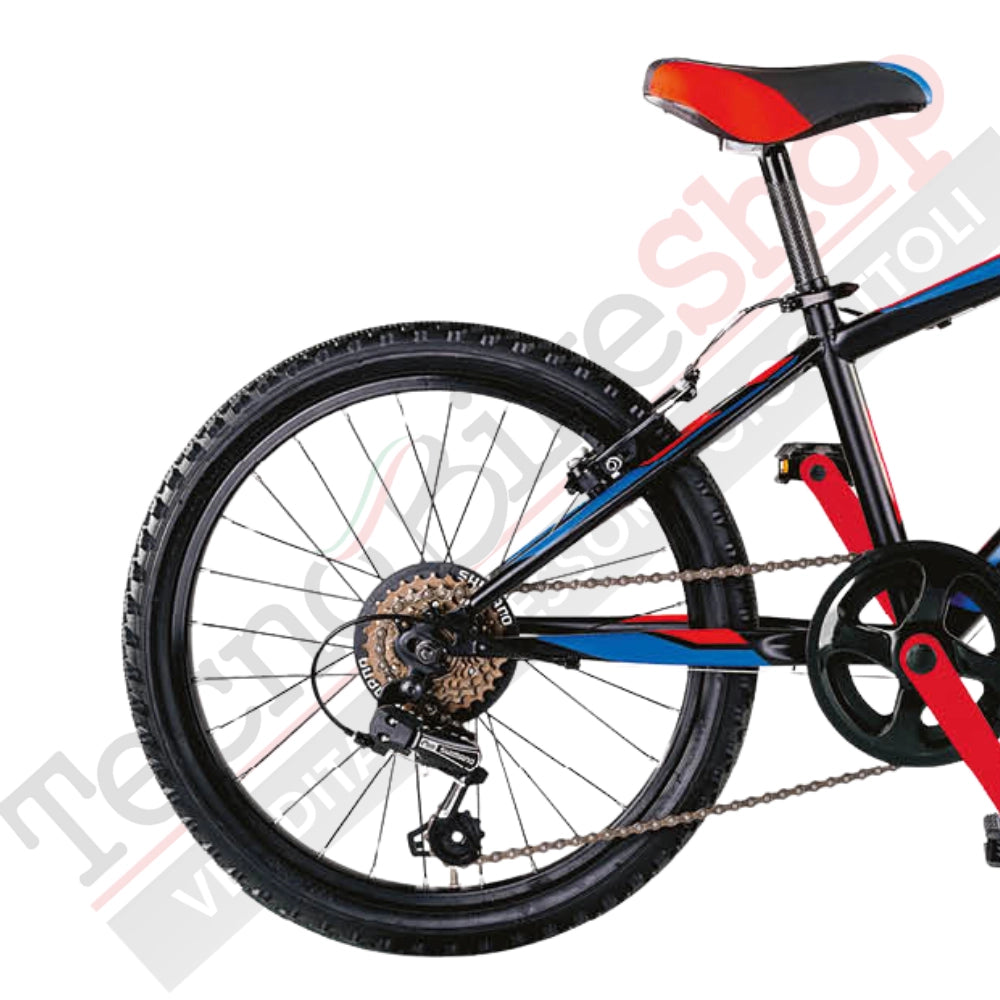 Bicicletta Bambino MTB MBM District 20"  6 Velocità-Nero