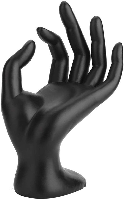 Presentazione elegante per gioielli - Stand per anelli e bracciali - Vetrina per esposizione - Supporto per anelli - Supporto per bracciali - Presentazione manuale per anelli