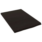 Ripiano Muro | Scaffale a Parete | Mensole Parete Marrone Scuro 40x60x2 cm Massello Rovere Trattato