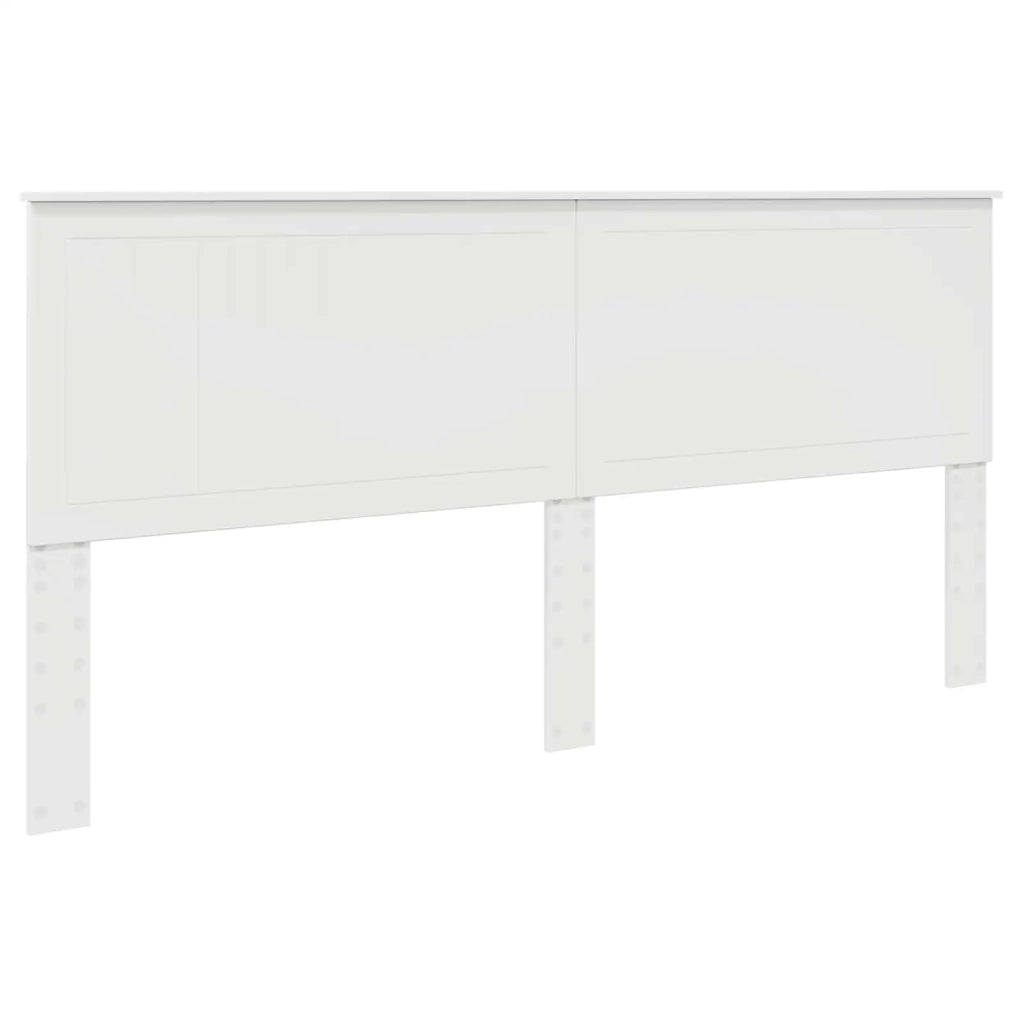 Testiera con testiera Bianco Lucido 200 cm Legno multistrato 887719