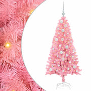 Albero di Natale con 150 LED con supporto-Luci decorative natalizie Rosa 120 cm PVC 755079