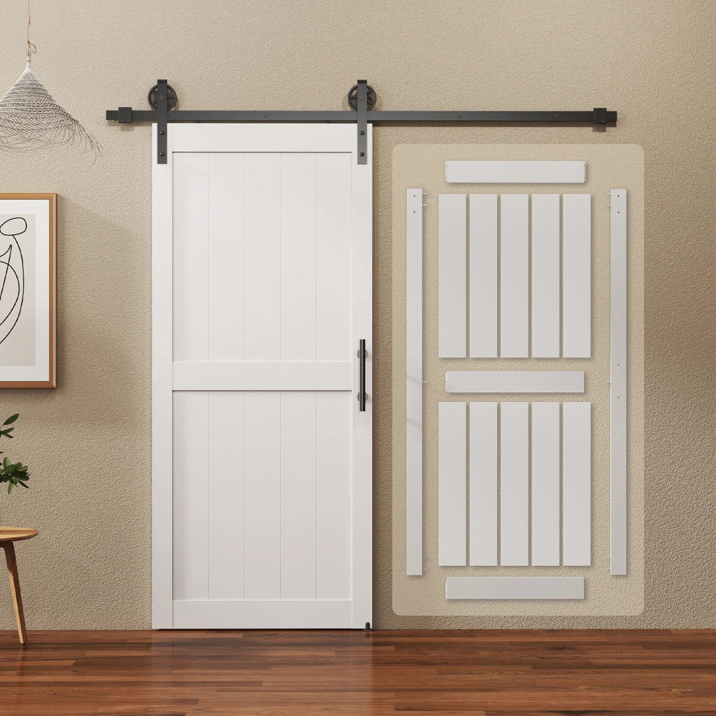 Porte Scorrevoli Interno Stile Industriale ¨C zephmum ¨C Legno 81.3x213.4cm