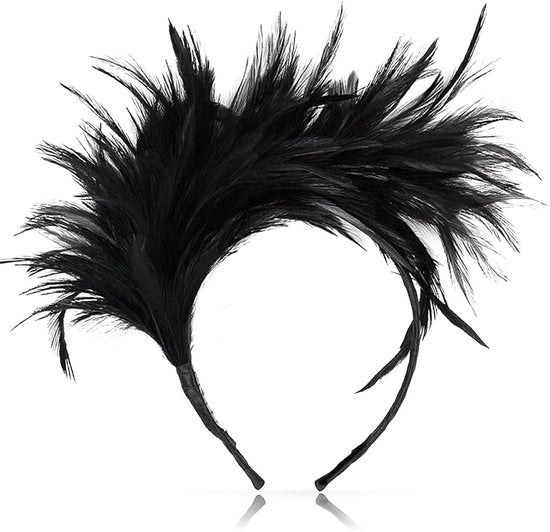 Benda per capelli elastica - accessori per capelli per carnevale - cappello per capelli anni '20 - costume - festa - design elegante - accessorio per capelli