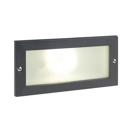 Faretto Segnapassi a Incasso da Esterno a LED 10W da Parete Sovil Escape Nero