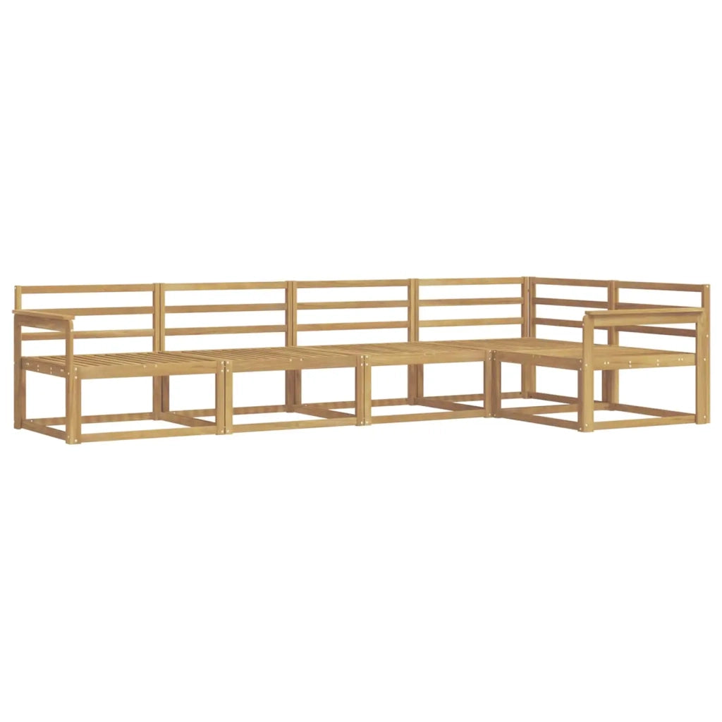 Set di divani da esterno 5 pcs Bianco 327 x 168,5 x 73 cm 3386433