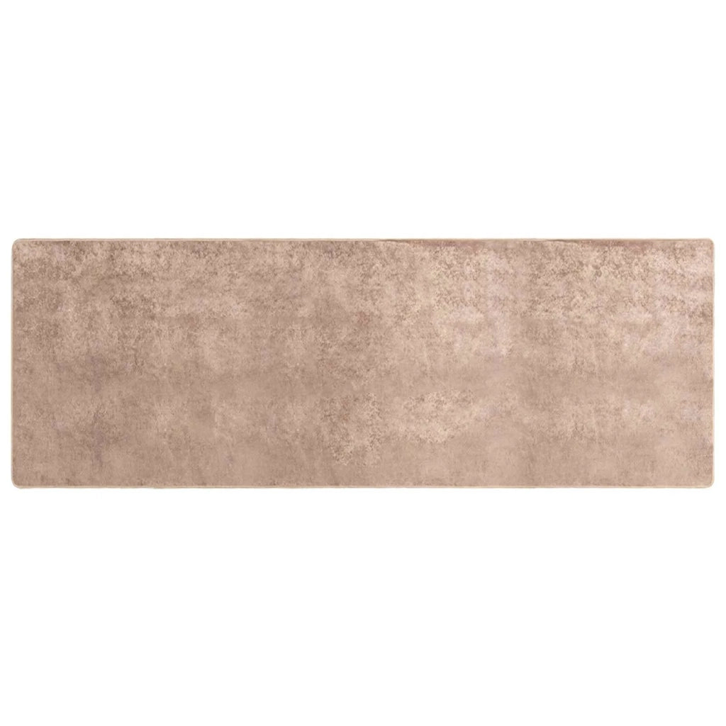 Runner Tappeto MARSA Sabbia 100 x 250 cm Poliestere e PVC