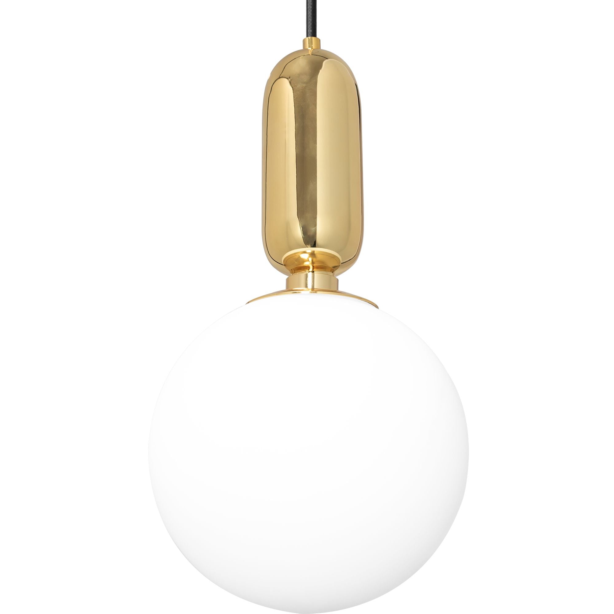 Lampada Da Soffitto Pensile Di Vetro Metallico Oro Gold APP474-1CP