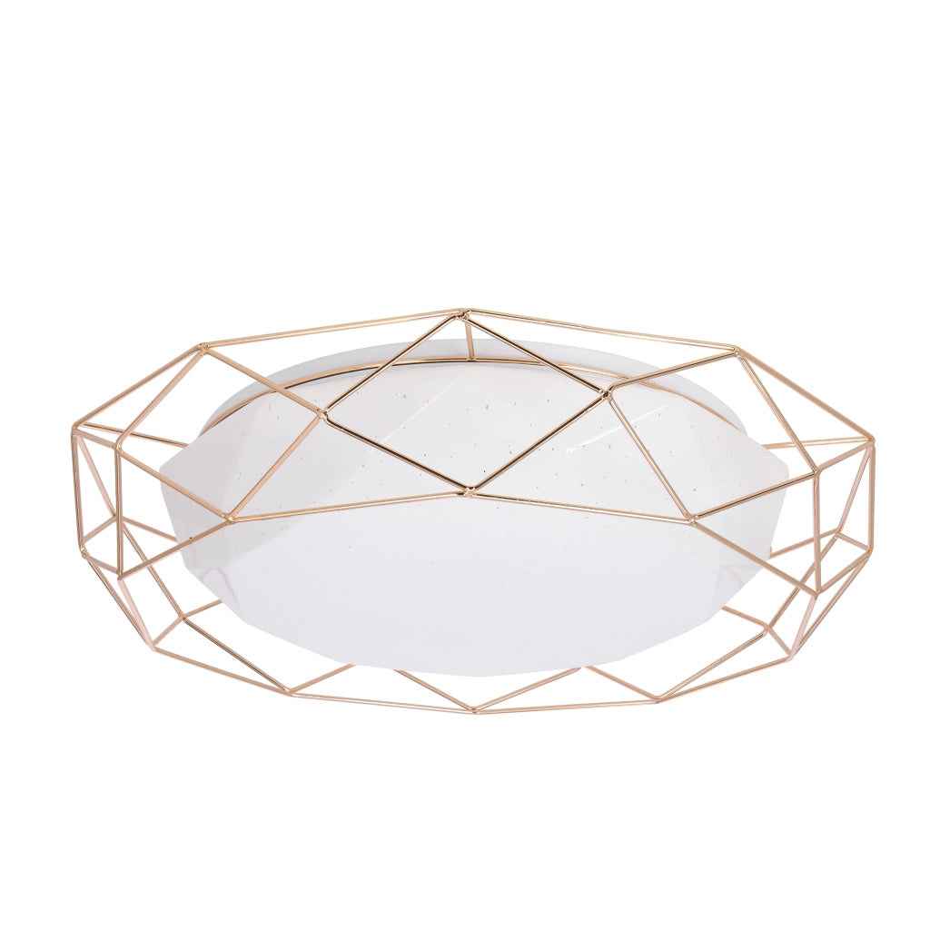 Plafoniera LED 24W cestello oro 43 cm Sven Candellux