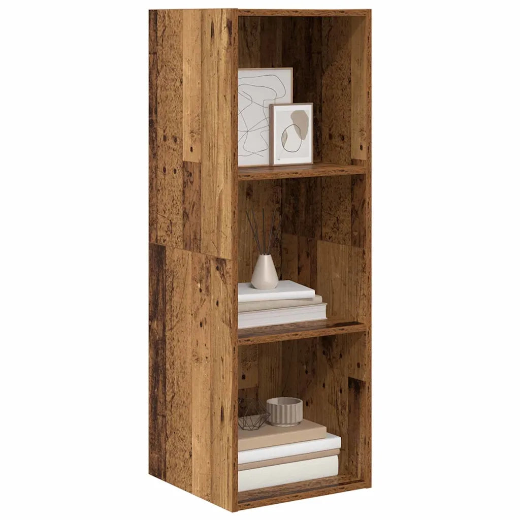 vidaXL Mobile TV da Muro Legno vecchio 37 x 37 x 107 cm