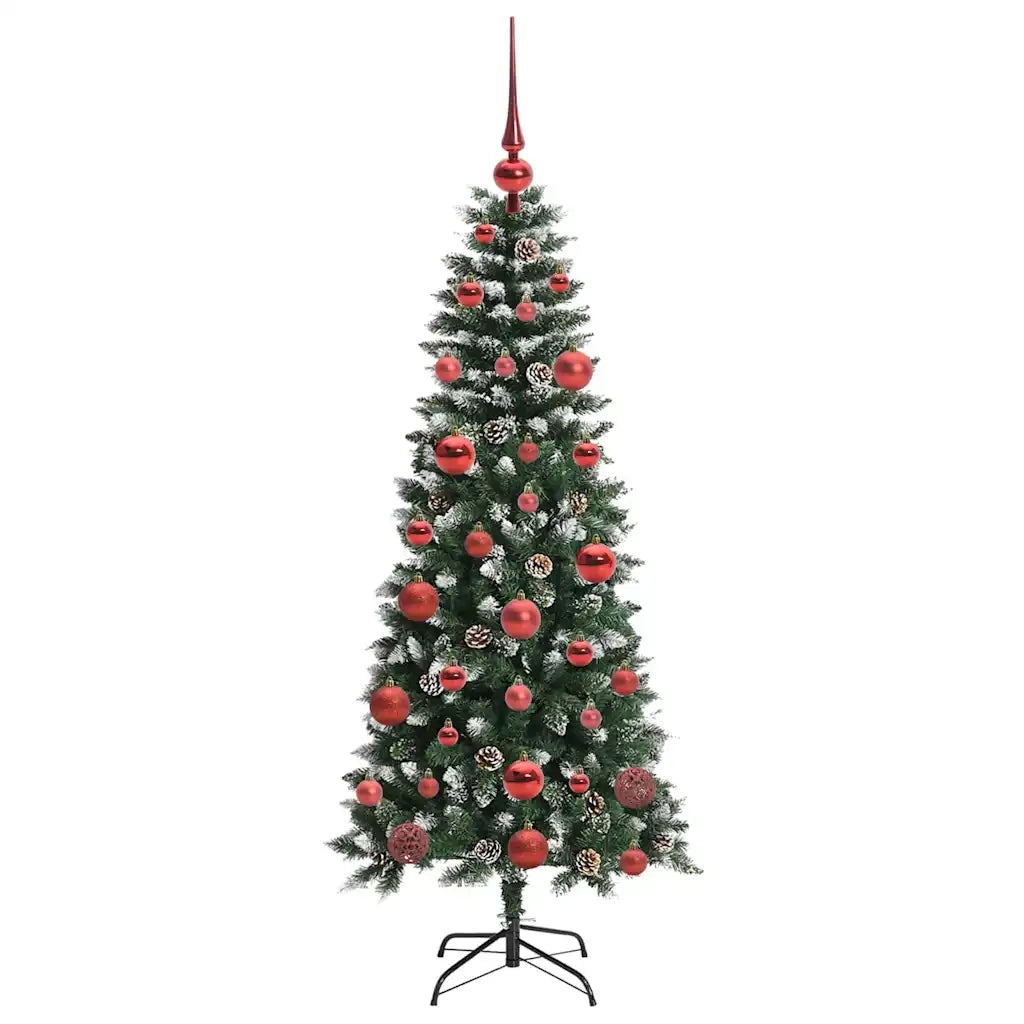Albero di Natale artificiale con 150 LED Verde 150 cm 3395808