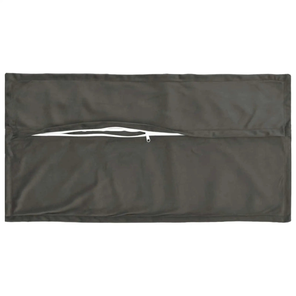 Cuscino con cuscino HOUTEN 2 pz Grigio Scuro Velluto 933856