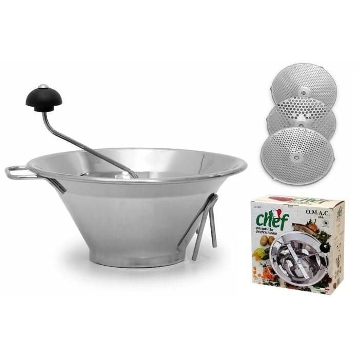 Omac Passaverdure Professionale in acciaio inox Diametro 33 cm