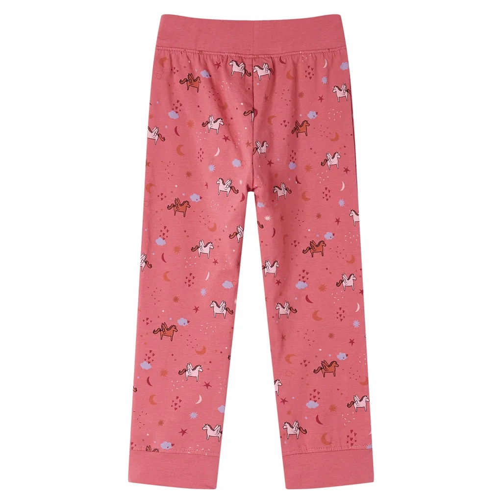 Pigiama da Bambina a Maniche Lunghe Rosa Antico 92 CFW9461473
