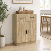 Credenza Rovere Sonoma 66 x 34,5 x 87 cm Legno ingegnerizzato 895327