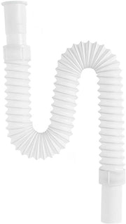 Sostegno di scarico Regolabile 380-720mm - Guaina Flessibile - Sostegno di scarico Cucina - Sostegno di scarico Bagno - Duraturo - Installazione Facile
