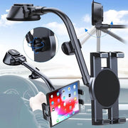 Houder Auto 3 in 1 Universale per Telefono Mobile con Sostegno Estremamente Forte - Nero