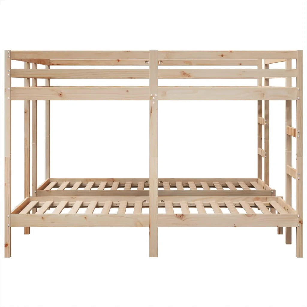 Giroletto Castello Triplo 200x200/80x200cm Legno Massello Pino