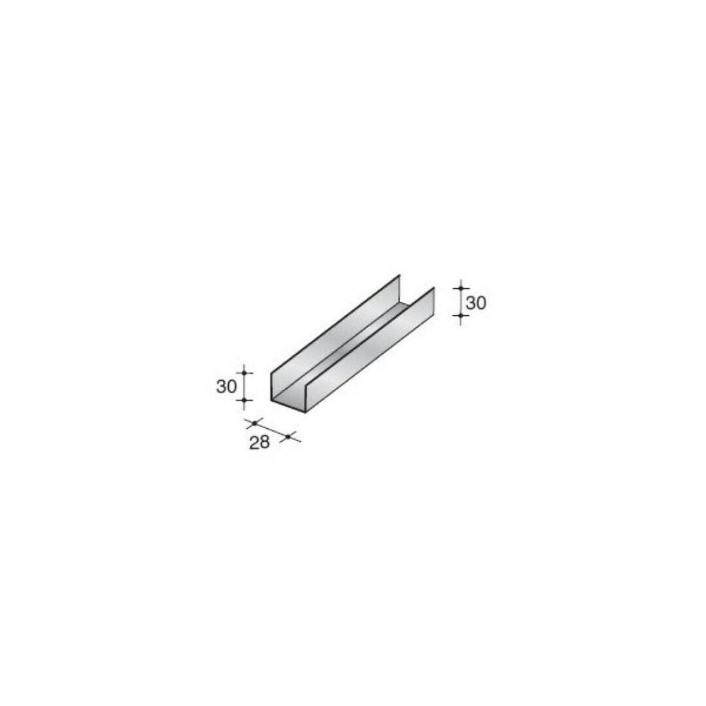 Struttura Metallica Guida 30/28 Da 3000 Mm Lunghezza 10 Metri - Gyproc
