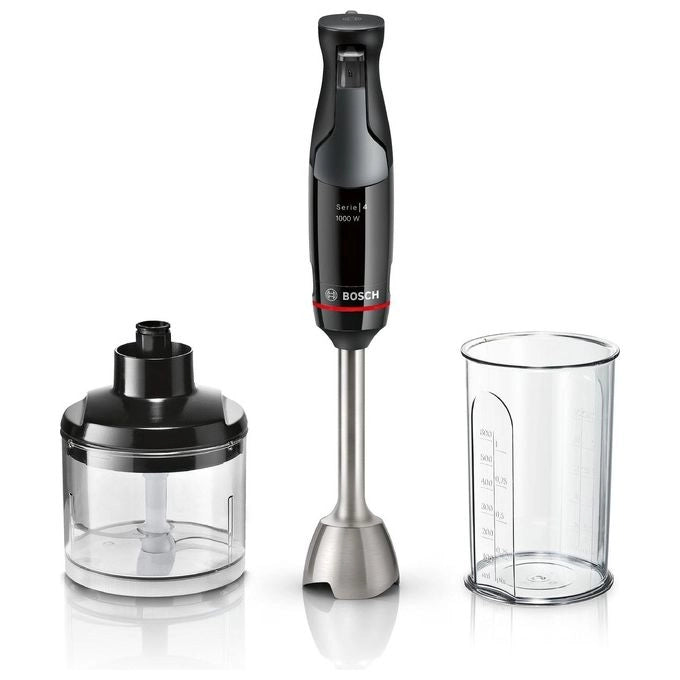 Bosch Serie 4 MSM4B620 Frullatore a immersione ErgoMaster 1000 W Nero, antracite