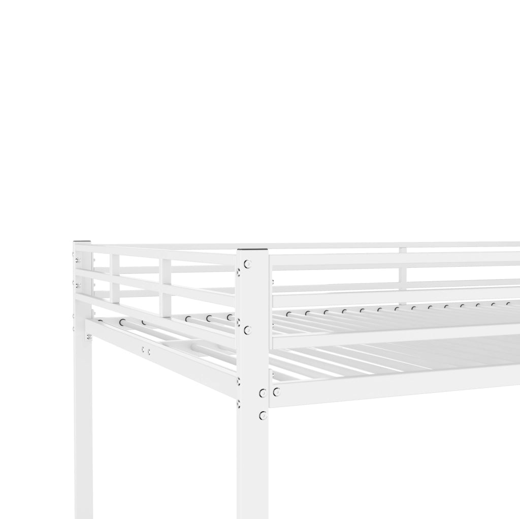 Letto a castello in metallo 140x200 cm bianco