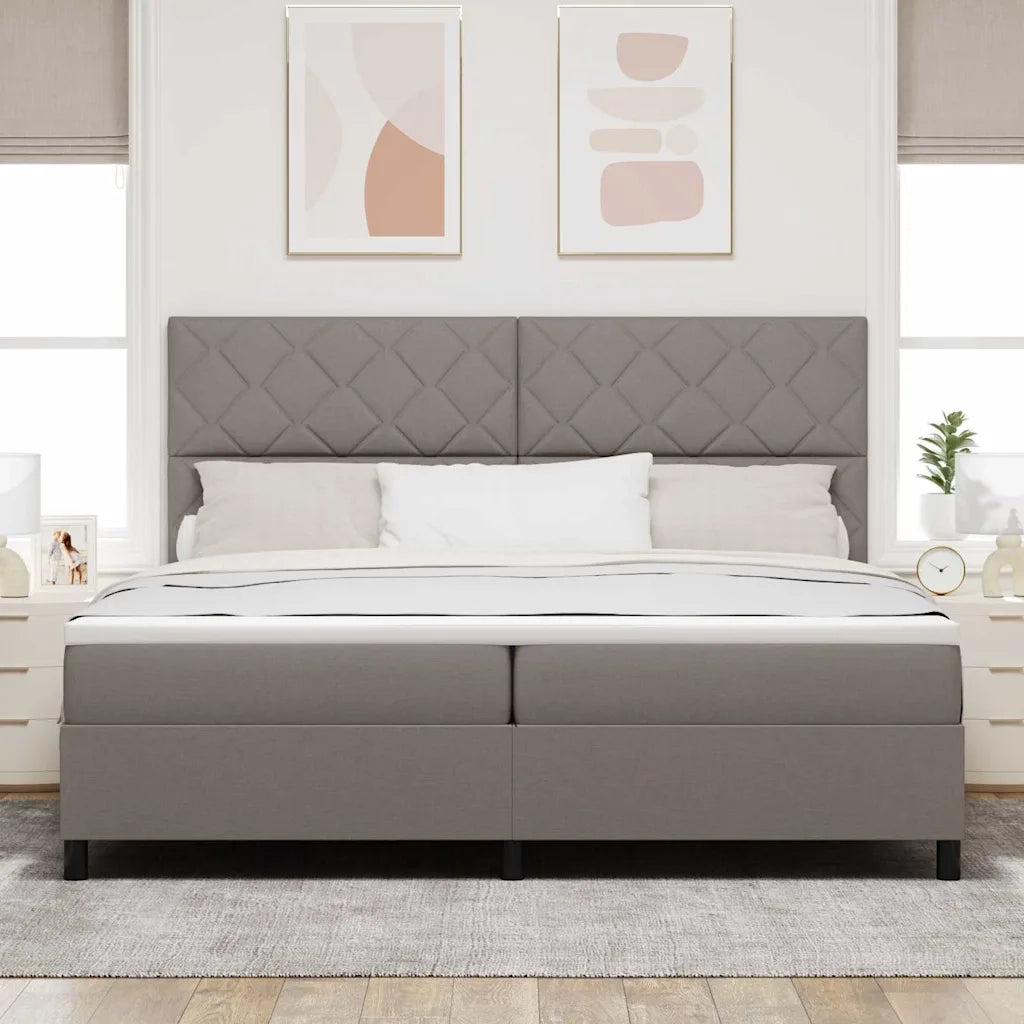 Letto a molle con materasso Talpa 200 x 200 cm Tessuto 3339494