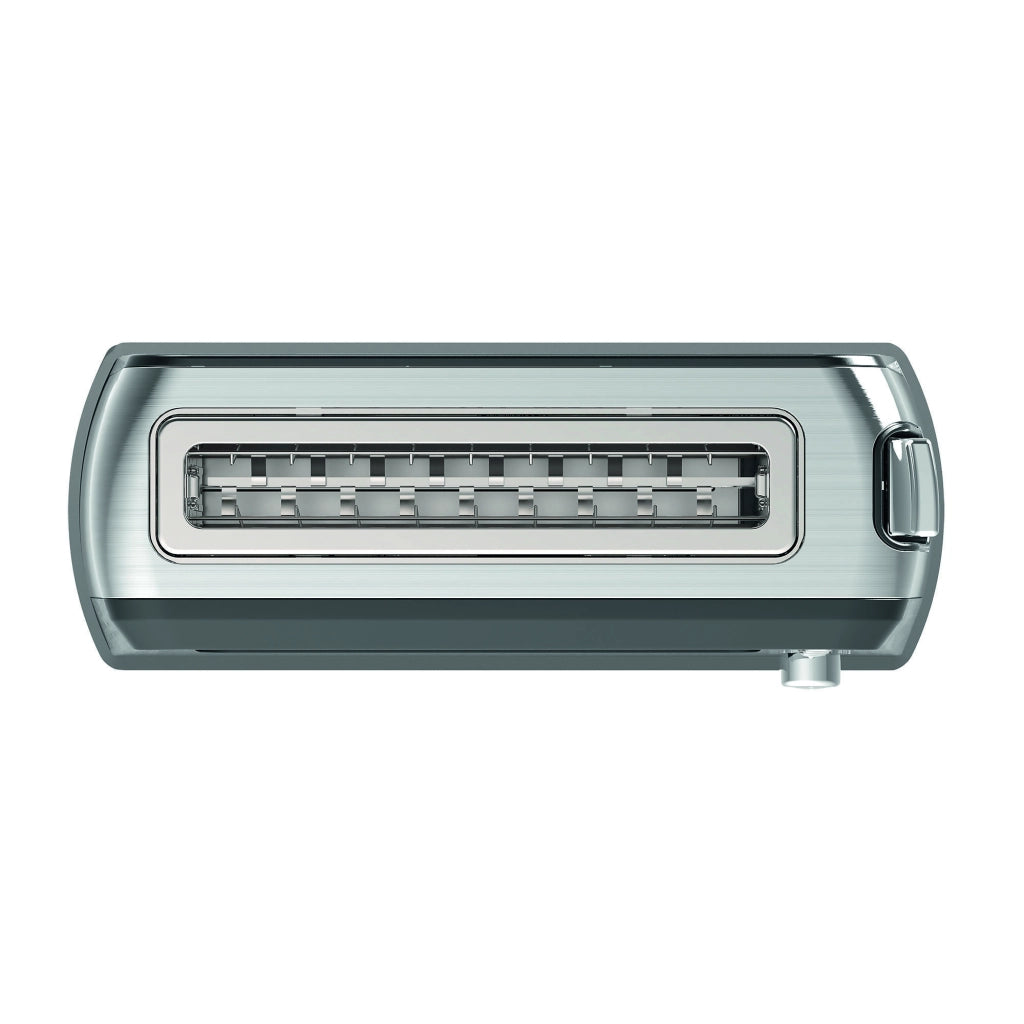 Tostapane fessura lunga con finestra trasparente vetro, controllo 7 livelli tostatura, bandeja briciole estraibile 900W - SOGO
