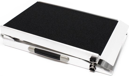 Helling Loopplank Opvougbile per Cani in Alluminio - Antiscivolo 214 x 38cm - Peso Massimo 115kg