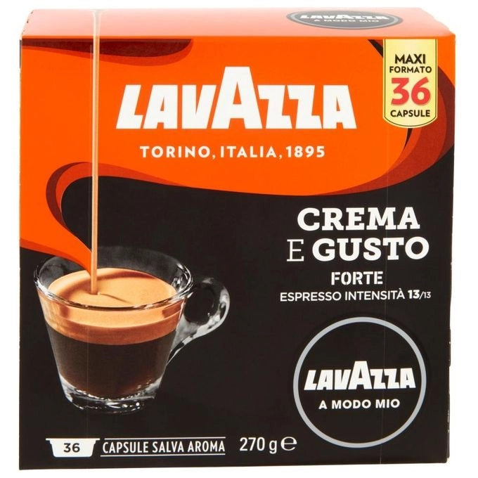 Lavazza Crema e Gusto Forte Capsule caffè Tostatura media 36 pz