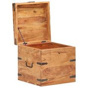Baule 40x40x40 cm in Legno Massello di Acacia CFW2424309