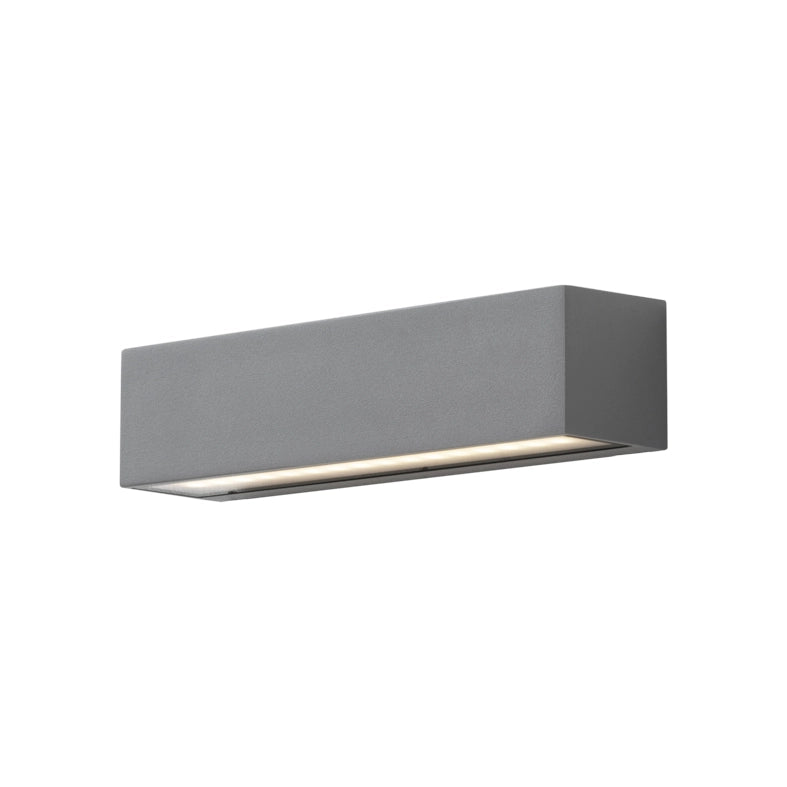 WILLY Applique Monoemissione a LED 7W, 3000K-4000K CCT Switch, IP54, Struttura Grigia in Alluminio pressofuso - Rossini Illuminazione