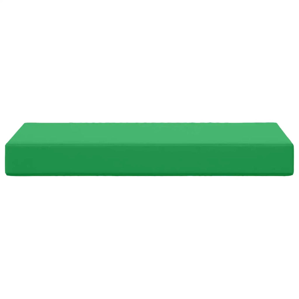 Cuscino da Sedia Esterno Verde 80 x 40 x 8 cm 100% Poliestere