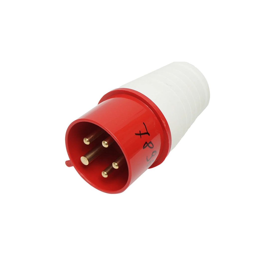 Spina, spina per presa industriale trifase 32A, 415V, IP44, 6H Suntree