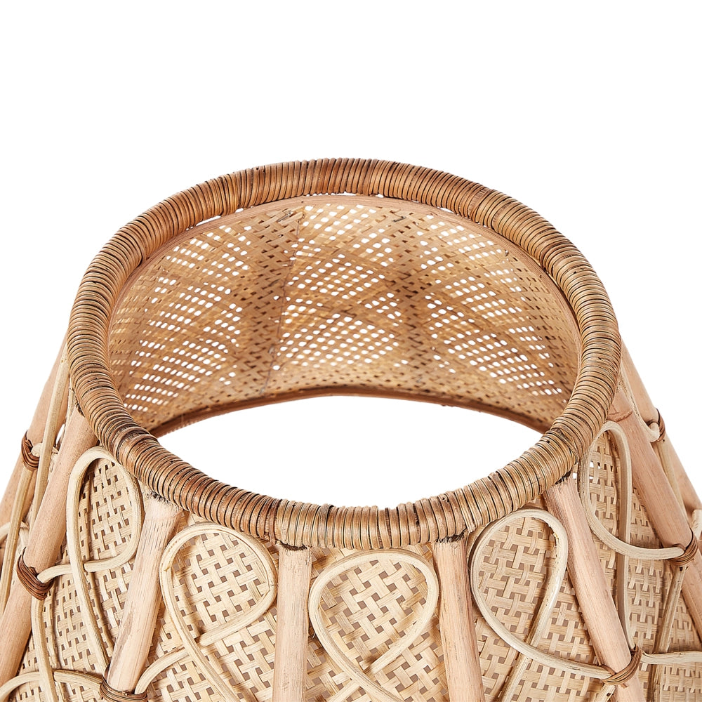 Copribase per Albero di Natale Collare in rattan naturale fatto a mano Boho Rotondo Accessori per la casa Copertura per tronco