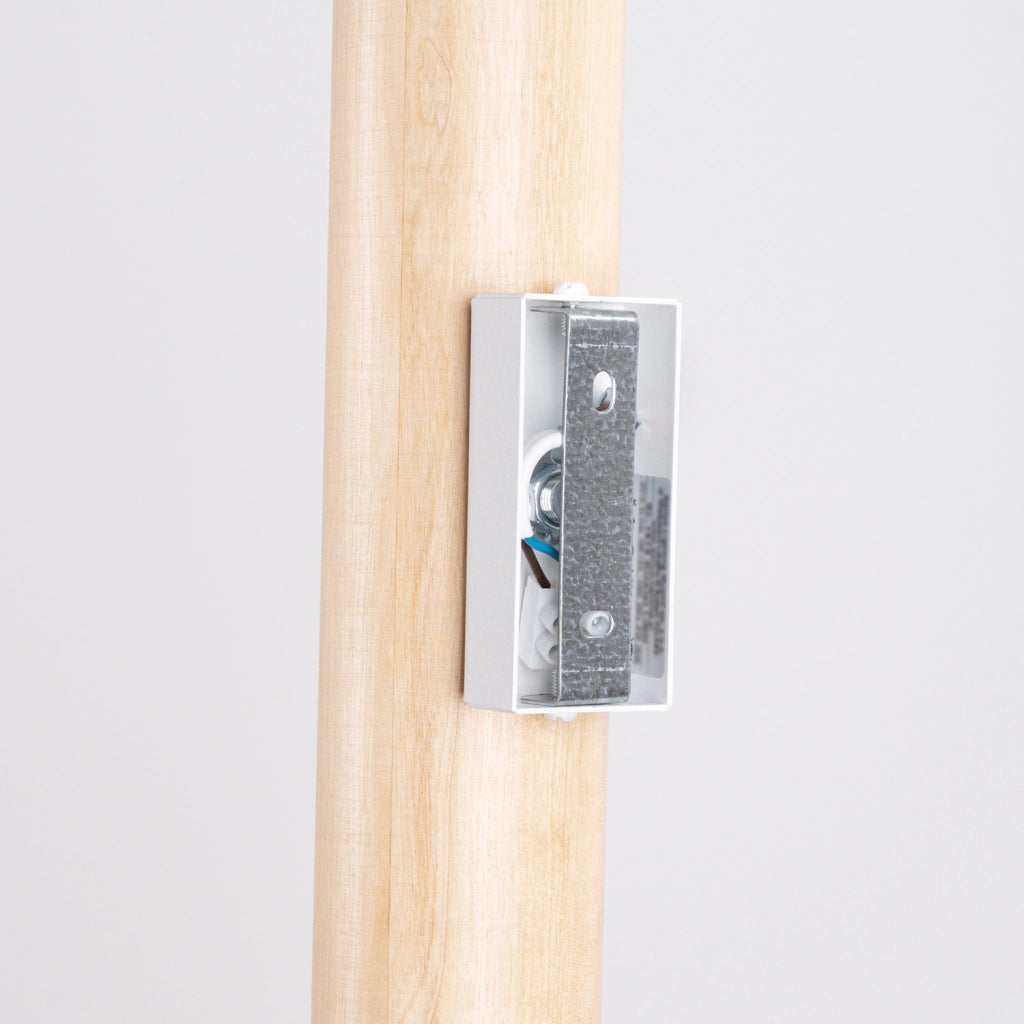 Applique scandinava legno/bianco up&down 2xGU10 Casano