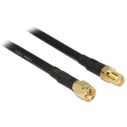 Cavo Antenna SMA M/F a Basse Perdite 15m Nero