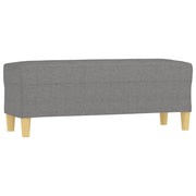 Panca Grigio Scuro 100x35x41 cm in Tessuto CFW9476647