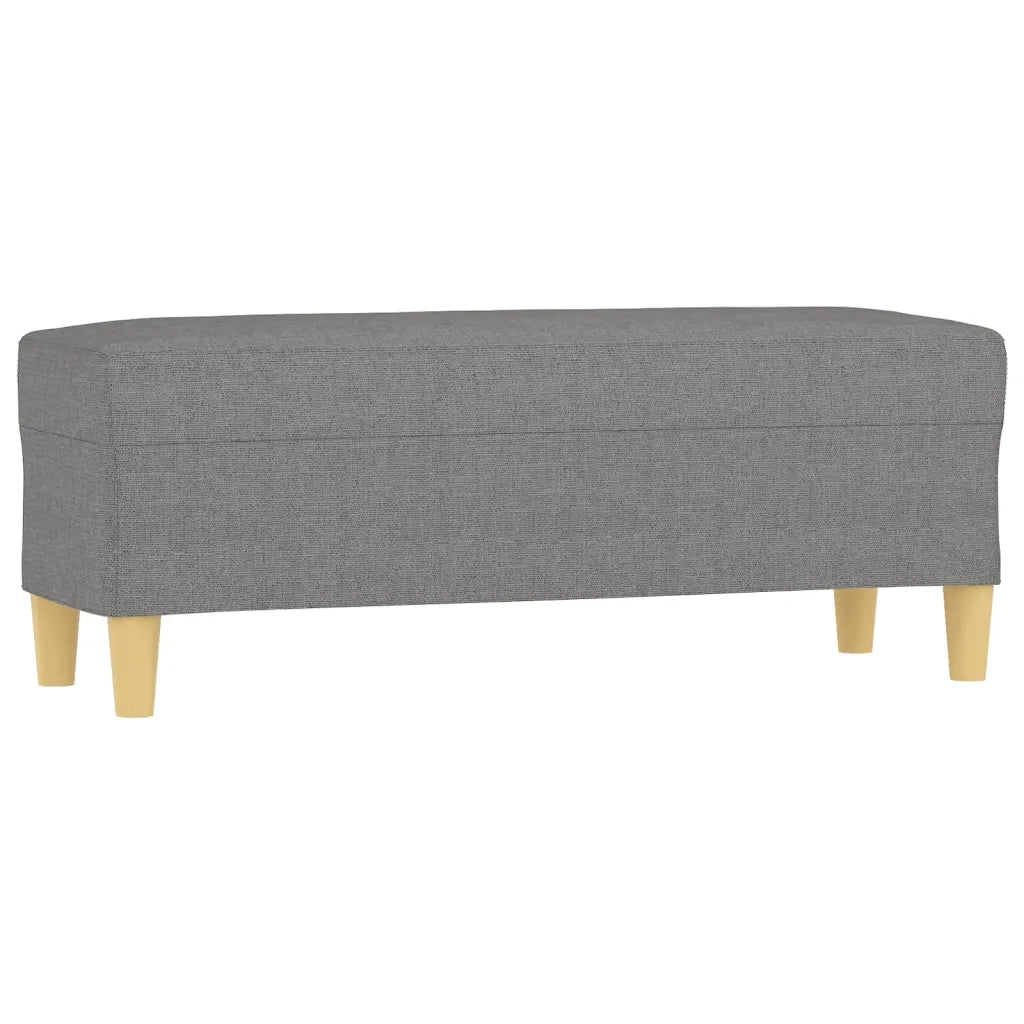 Panca Grigio Scuro 100x35x41 cm in Tessuto CFW9476647