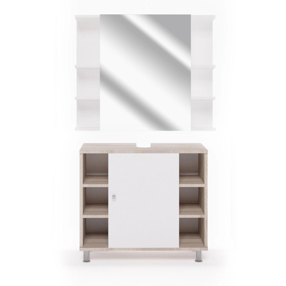 Vicco Set mobili bagno Sonoma 2 parti