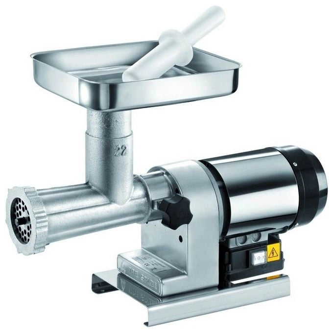 Tre Spade 9527022 TC-22 Elegant Tritacarne Elettrico 600 W Acciaio Inossidabile colore Argentato